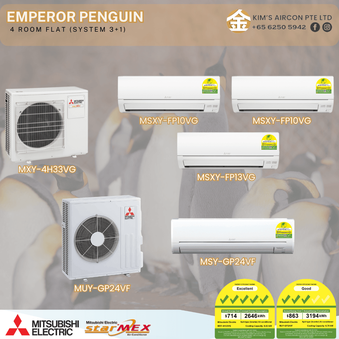 1 aircon 3 rooms