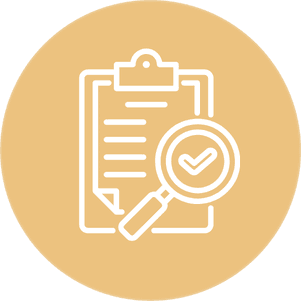 Aircon maintenance checklist and pre-installation inspection audit icon for Kim's Aircon Pte Ltd in Singapore.